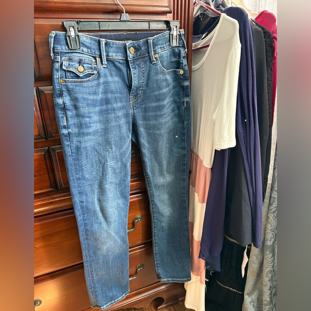 True Religion 27-Inch Classic Blue Women's Jeans - Soft & Comfortable!
